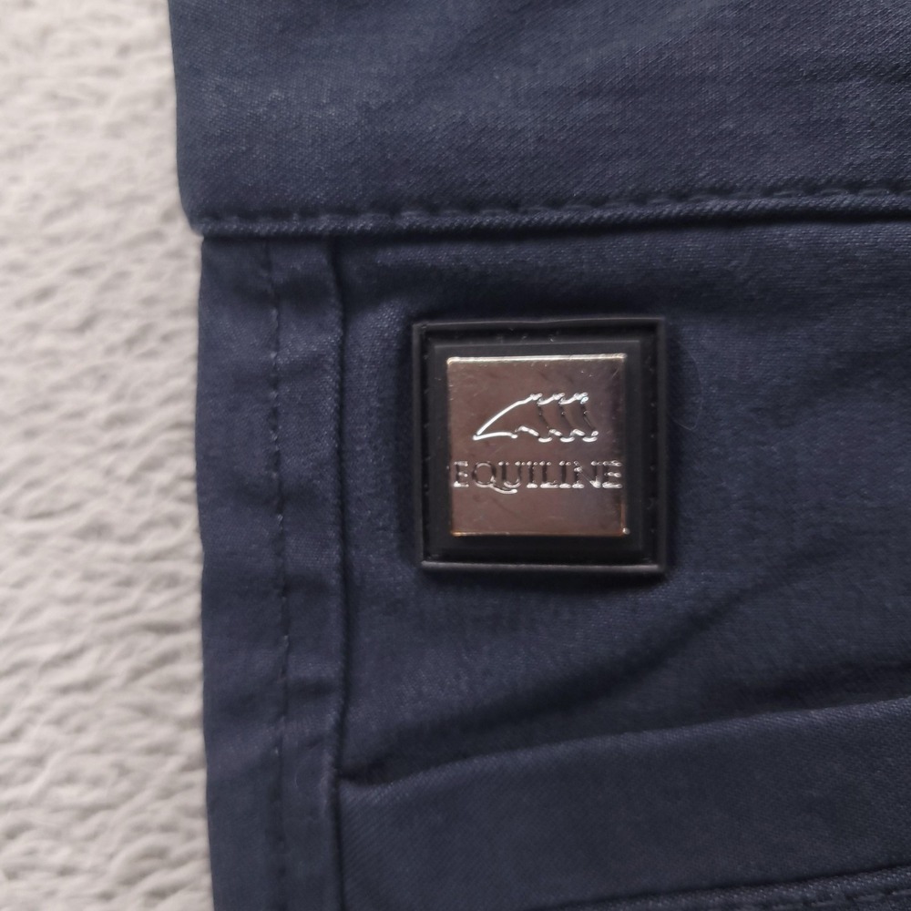 Equiline Pants Womens IT 52 Blue G Zone Riding Jegging Breeches Grip Pockets - Picture 3 of 11